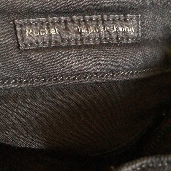 COH The Rocket High Rise Skinny Jeans Size 24 Premium Black Denim - Picture 13 of 15